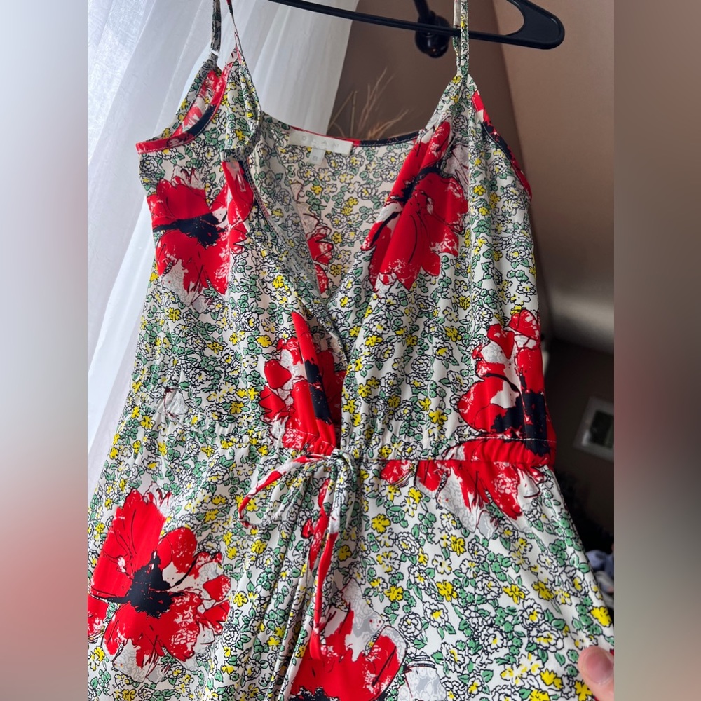 Glam floral romper!